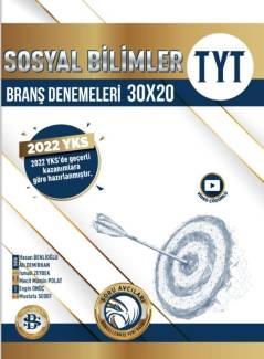 Bilgi Sarmal Yayınları TYT Sosyal Bilimler 30 x 20 Branş Deneme