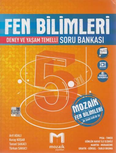 MOZAİK YAYINLARI 5.SINIF FEN BİLİMLERİ SORU BANKASI - 0